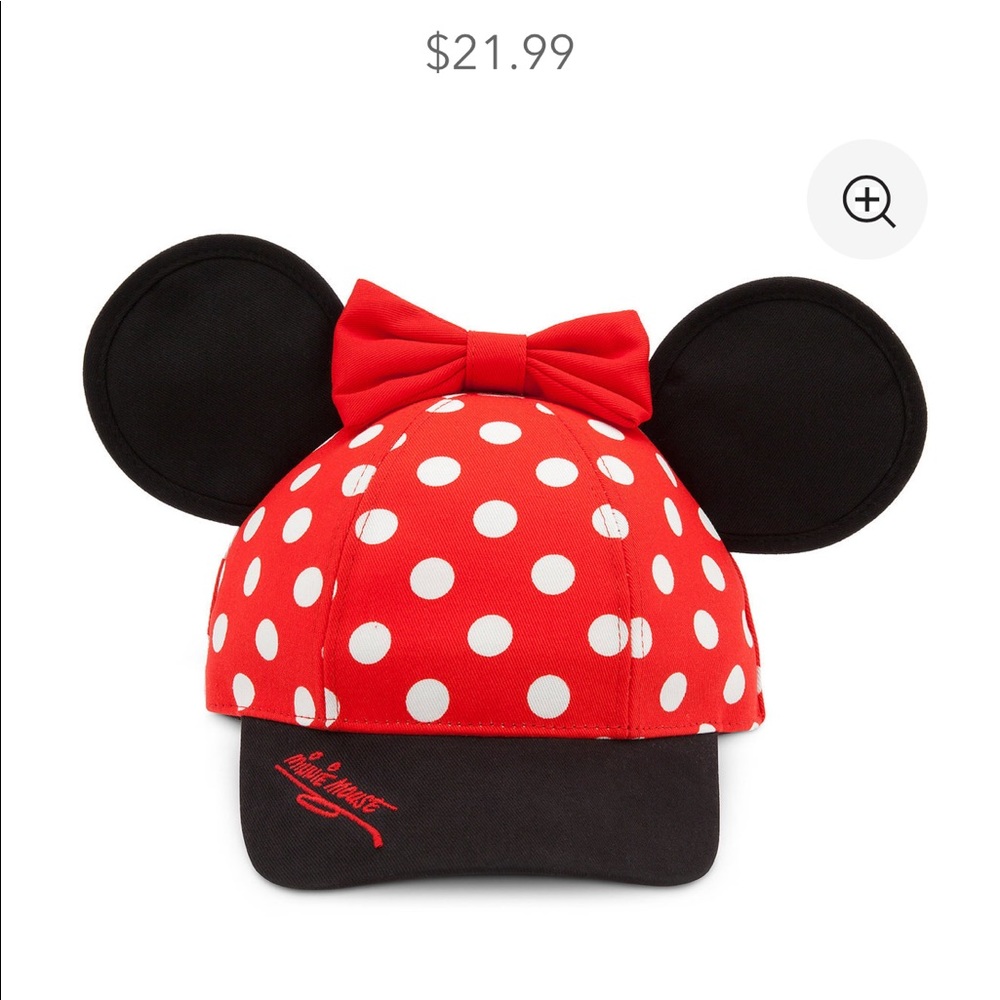 NWT Disney Minnie Mouse Baseball Cap